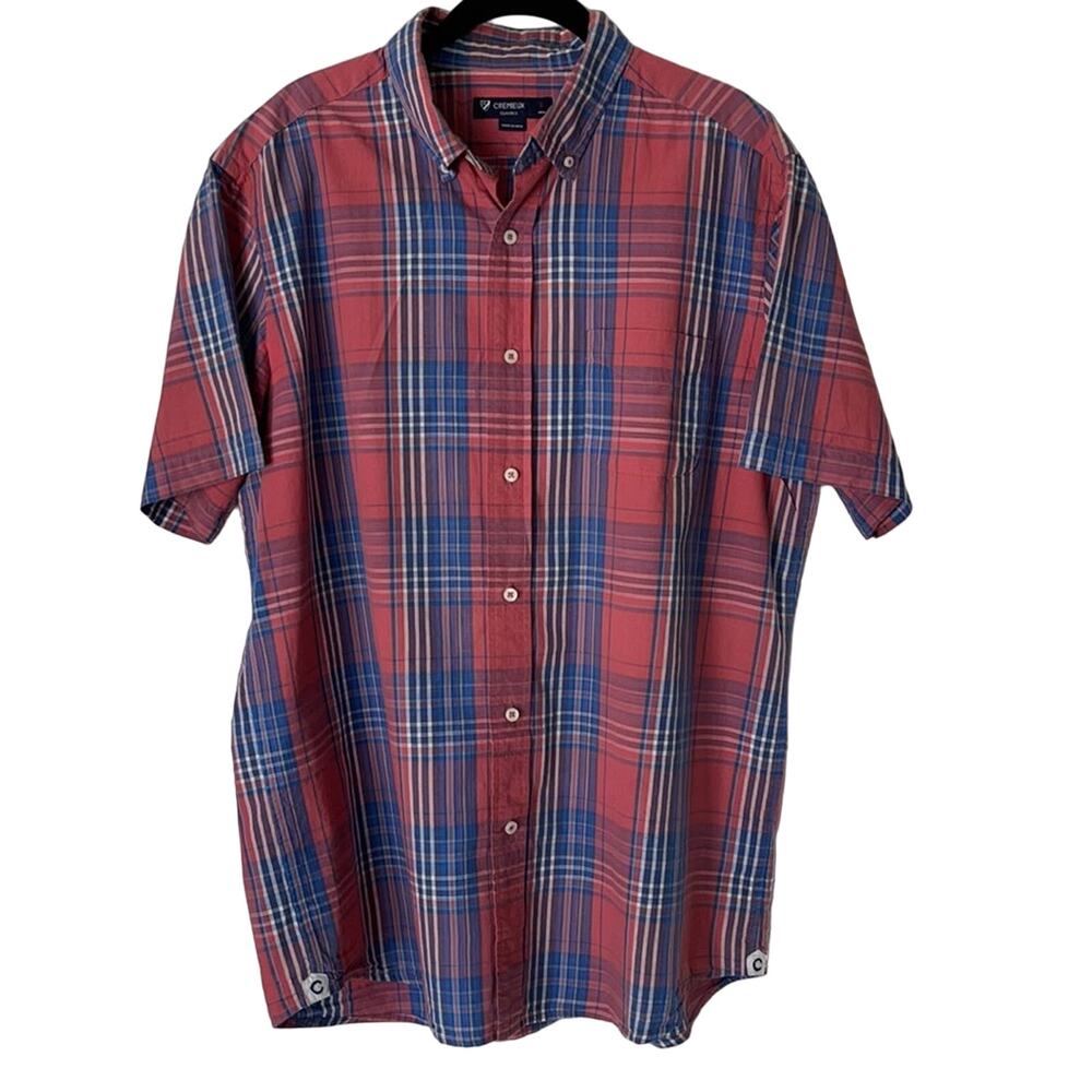 Cremieux Classics Plaid Button Down Shirt, Size L